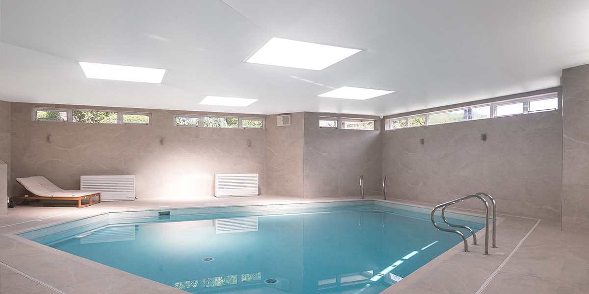 Spa and Pool Stretch Ceiling London