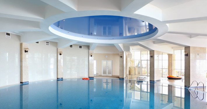 Stretch Ceiling for swimming pool