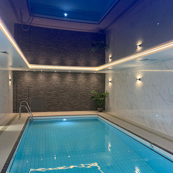 residence london pool stretch ceiling